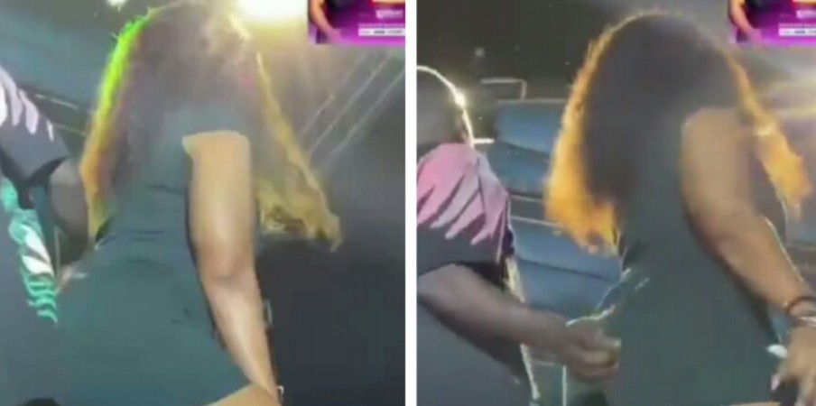 Fan Virtually Chews Musician Shakira Shakiraa on Stage [Watch Video]