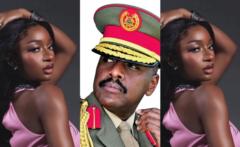 Gen Muhoozi threatens to kidnap Ayra Starr because of her beauty